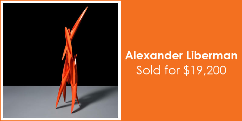 Palm Beach Modern Auctions Alexander Liberman $19,200