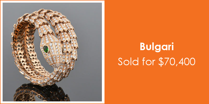 Palm Beach Modern Auctions Bulgari $70,400