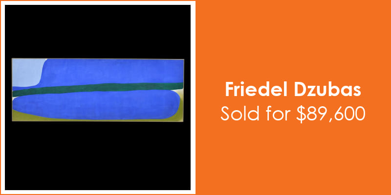 Palm Beach Modern Auctions Friedel Dzubas $89,600