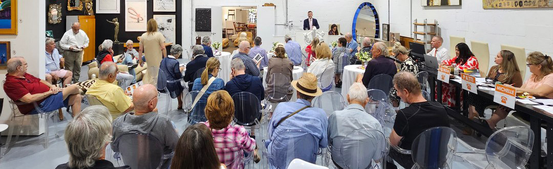 Photo of a live auction event